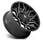 Felga aluminiowa D769 TWITCH Glossy Black Milled FUEL - 2