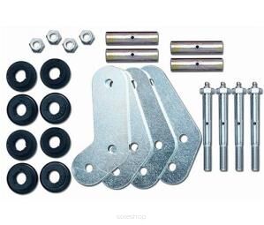 Szekle, wieszaki resora Wygięte 5'' Rubicon Express - Jeep Wrangler YJ