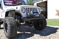 Zderzak przedni Brawler Lite z mocowaniem szekli stalowy POISON SPYDER - Jeep Wrangler TJ - 2