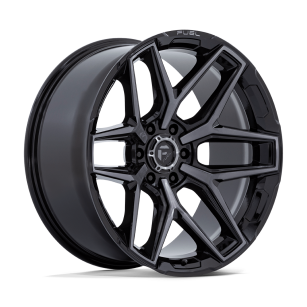 Felga aluminiowa FLUX Gloss Black Brush Fc Gray Ddt FUEL