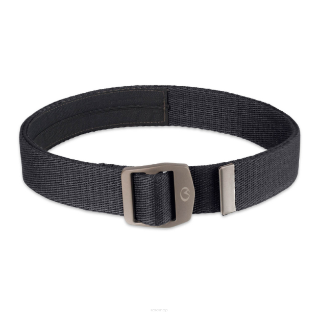 Pasek ze schowkiem na pieniądze Travel Money Belt czarny Lifeventure