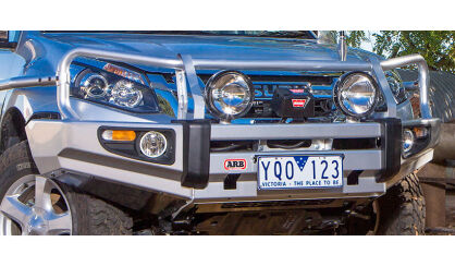 Zderzak stalowy Deluxe pod wyciagarkę z orurowaniem ARB - Isuzu D-Max II 11-16