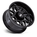 Felga aluminiowa MO812 TURBINE Gloss Black Milled MOTO METAL - 2