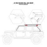 Zestaw mocowań bagażnika dachowego SRM Go Rhino - 3