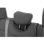 Komplet pokrowców czarnych na siedzenia Neoprene Rough Country - Jeep Wrangler JL 4 Drzwi - 3