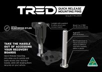 Szpilki mocujące 2 trapy TRED PRO - ARB-T2QRMP - 2