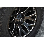 Felga aluminiowa D623 Warrior Gloss Black Milled Fuel - 3