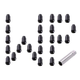 Zestaw Nakrętek Zabezpieczających 14mm x 2,0 Wheel Pros 25 Sztuk (czarne)