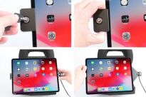 Uchwyt aktywny z kablem USB oraz blokadą na kluczyk do Apple iPad Pro 12.9 2020 (A2069, A2232, A2229) - 5