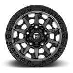 Felga aluminiowa D716 Covert Matte GUN Metal Black Bead Ring Fuel - 3