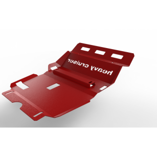 Osłona chłodnic, silnika i przedniego mostu Toyota Hilux Revo 2015- czerwona