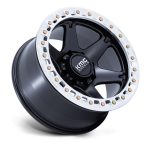 Felga aluminiowa KM238 VI BEADLOCK Satin Black W/ Machined Ring KMC - 2