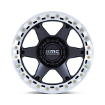 Felga aluminiowa KM238 VI BEADLOCK Satin Black W/ Machined Ring KMC - 3