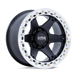Felga aluminiowa KM238 VI BEADLOCK Satin Black W/ Machined Ring KMC