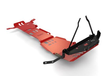 Zestaw , Pakiet OFFROAD Jeep Grand Cherokee WK2 2013-2020 Quadra-Lift czerwony