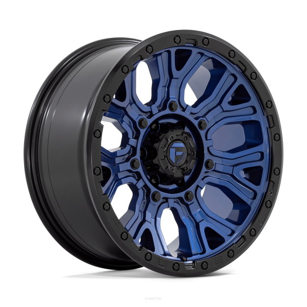 Felga aluminiowa D827 TRACTION Dark Blue W/ Black Ring FUEL