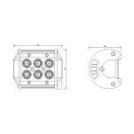 Panel LED 18W 98mm spot - 4