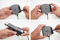 Uchwyt aktywny z kablem USB do Apple iPhone Xs w cienkim futerale - 6