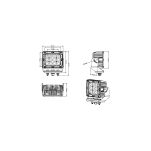 Lampa robocza TruckLED Pro 12x LED flood - 2
