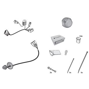 Wiązka przewodów do mocowania haka 13 PIN HAK-SYSTEM