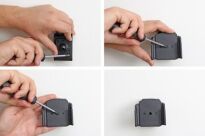 Uchwyt regulowany do Apple iPhone 6 w futerale lub obudowie o wymiarach: 62-77 mm (szer.), 6-10 mm. (grubość) - 8