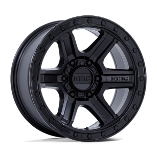 Felga aluminiowa KM551 OUTRUN Matte Black W/ Gloss Black Lip KMC
