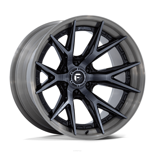 Felga aluminiowa FC402 CATALYST Gloss Black Brushed Dark Tint FUEL