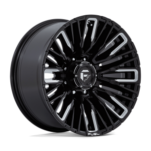 Felga aluminiowa D849 REBAR Gloss Black Milled FUEL