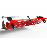 Osłona czołowa z uchwytami do holowania Jeep Grand Cherokee WK WH 2005-2010 czerwona - 3