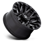 Felga aluminiowa D828 QUAKE Gloss Black Milled FUEL - 2
