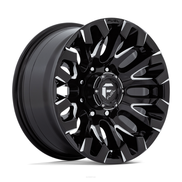 Felga aluminiowa D828 QUAKE Gloss Black Milled FUEL