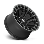 Felga aluminiowa D720 HEATER Matte Black Double Dark Tint Machined FUEL - 3