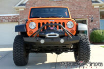 Zderzak przedni stalowy POISON SPYDER Brawler średni z pałąkiem - Jeep Wrangler JK - 3