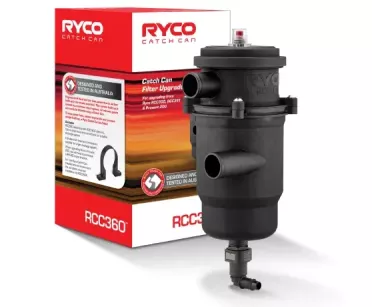 Catch Can, Recommended for 4x4 Diesel Applications (V3 Including RCC106F & Blank Plug)