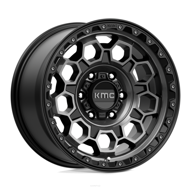 Felga aluminiowa KM545 TREK Satin Black W/ Gray Tint KMC