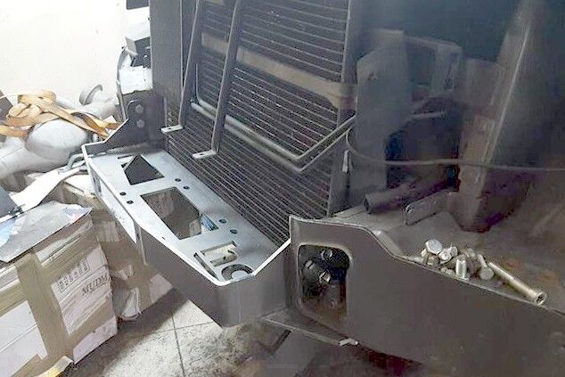 Jeep Grand Cherokee WJ 1999-2004 płyta montażowa wyciągarki powiększona