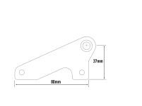 Zestaw do montażu oświetlenia LAZER na dachu (auta wyposażone w relingi dachowe) - wysokość 37 mm - 9