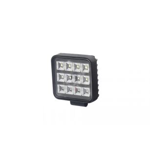 Lampa robocza 12x LED kwadrat z włącznikiem