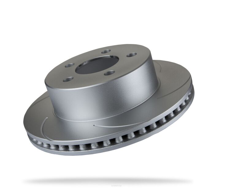 Pedders Slotted Geomet Coated Rotor