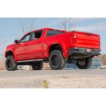 Progi, stopnie boczne srebrne Rough Country Oval Nerf Steps Crew Cab - 5