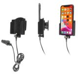 Uchwyt do Apple iPhone 11 z wbudowanym kablem USB oraz ładowarką samochodową - 3
