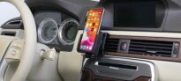 Uchwyt do Apple iPhone 11 z wbudowanym kablem USB oraz ładowarką samochodową - 7