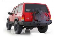 Zderzak tylny stalowy Smittybilt XRC mocowanie koła zapasowego hi-lift  - Jeep Cherokee XJ - 10