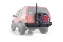 Zderzak tylny stalowy Smittybilt XRC mocowanie koła zapasowego hi-lift  - Jeep Cherokee XJ - 9