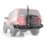 Zderzak tylny stalowy Smittybilt XRC mocowanie koła zapasowego hi-lift  - Jeep Cherokee XJ - 5