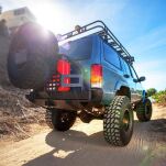 Zderzak tylny stalowy Smittybilt XRC mocowanie koła zapasowego hi-lift  - Jeep Cherokee XJ - 7