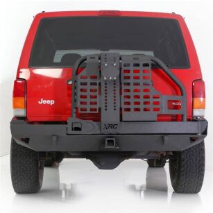 Zderzak tylny stalowy Smittybilt XRC mocowanie koła zapasowego hi-lift  - Jeep Cherokee XJ
