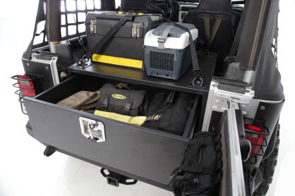 Zabudowa bagażnika szuflada Smittybilt - Jeep Wrangler JK