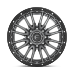 Felga aluminiowa D680 REBEL Matte Gun Metal Black Bead Ring FUEL - 3
