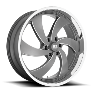 Felga aluminiowa U133 DESPERADO Anthracite Milled Diamond Cut Lip US MAGS